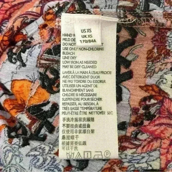 Free People Boho See Ya There Orange Mini Dress, Size XS - Picture 7 of 9